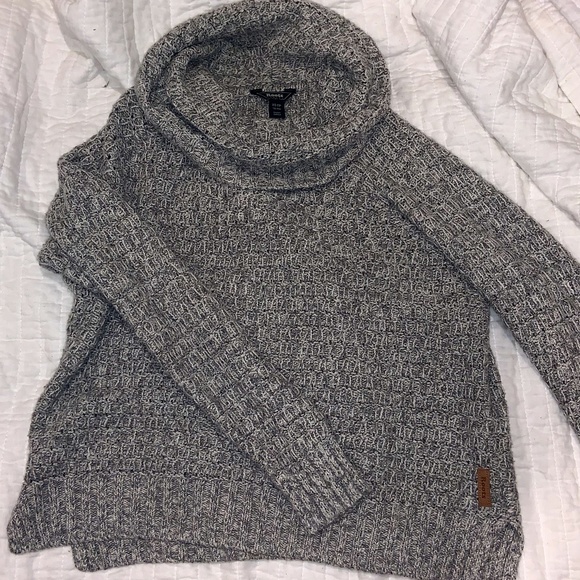 roots bunched turtle neck knit sweater - Picture 1 of 4